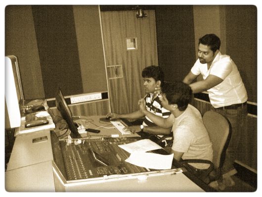 During the dubbing of Danny Sura's second film