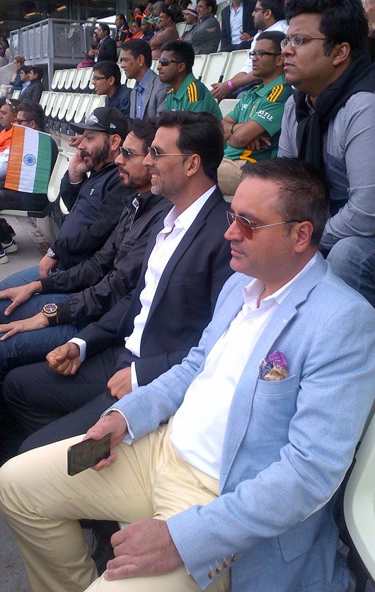 Akshay Kumar at Edbgaston Stadium