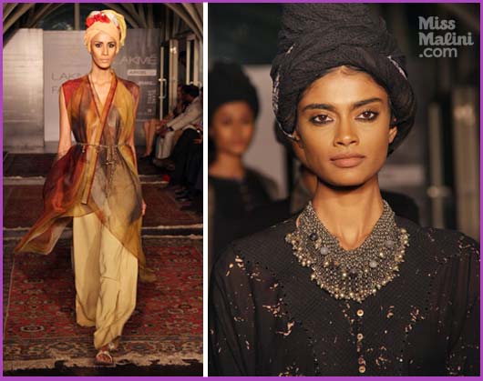 Rustic turbans at Tarun Tahliani