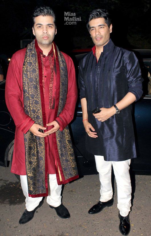 Karan Johar and Manish Malhotra