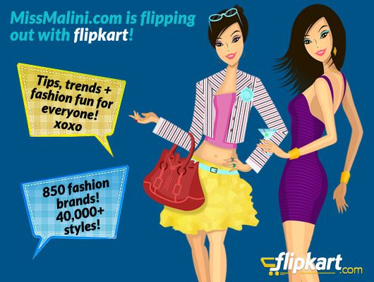 MissMalini & Flipkart