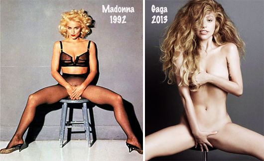 Madonna vs. Lady Gaga: Who Pulls Off (Almost) Nude Better?