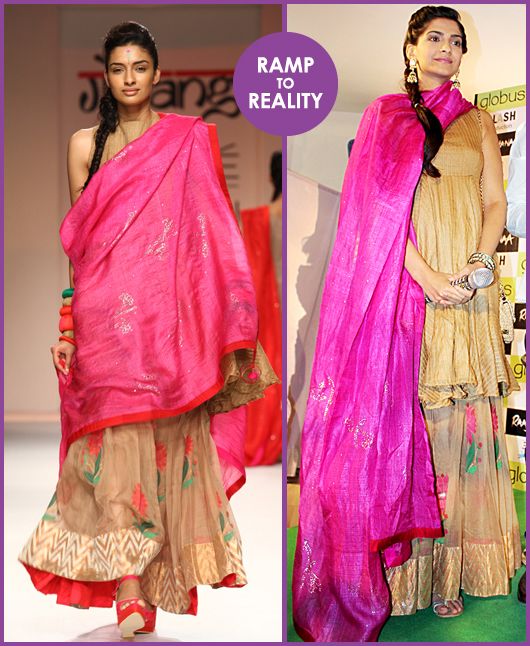 Ramp to Reality – Sonam Kapoor Dolls-Up in Gaurang