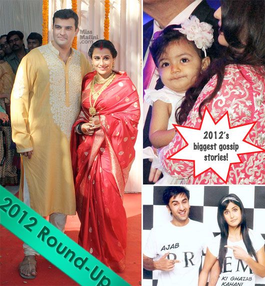 2012 Round-Up: 5 Biggest Bollywood Gossip Stories!