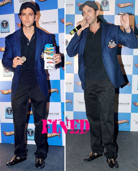Hrithik Roshan at the unveiling of Hot Wheels' 'Thrill Machine' at Oberoi Mall, Mumbai on December 2, 2012 (Photo courtesy | Yogen Shah)