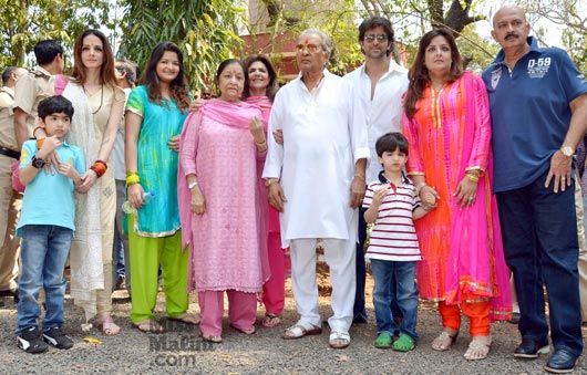 Hrithik Roshan & family