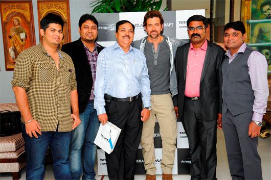 Hrithik Roshan and contest winners