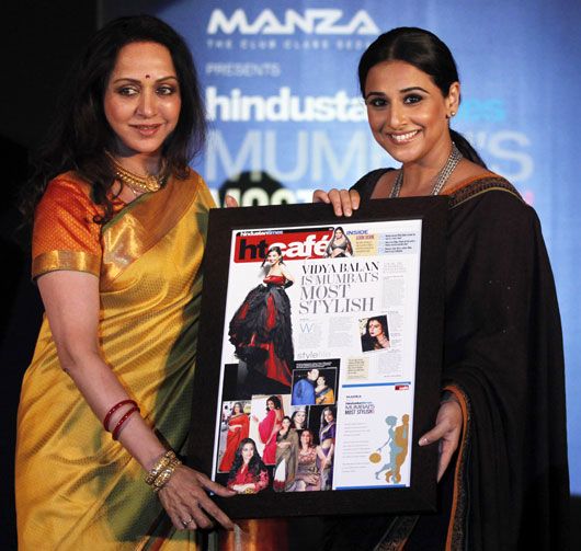 Hema Malini and Vidya Balan