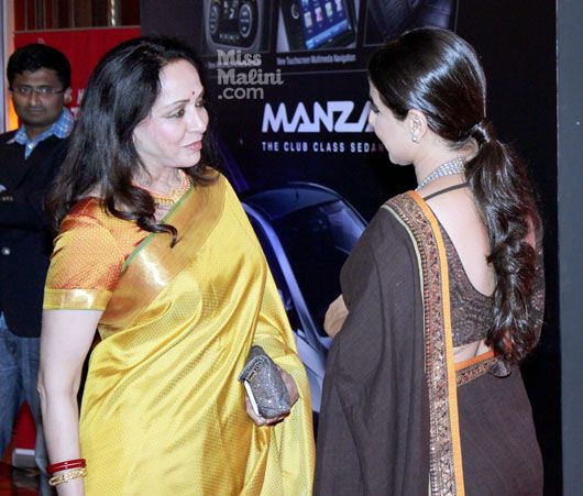 Hema Malini and Vidya Balan