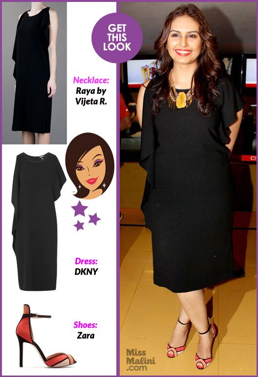 Get This Look: Actress Huma Qureshi Bewitches in Black