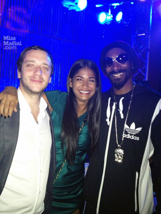 Samuel Ziza, Carol Gracias and Snoop Dogg