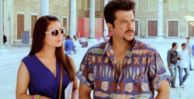 Ameesha Patel and Anil Kapoor in Race 2