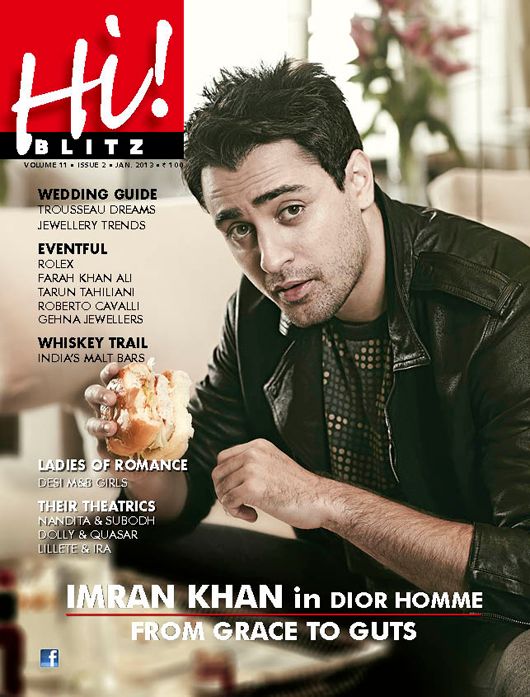 Imran Khan on the cover of Hi! BLITZ January 2013 issue