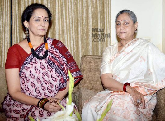 Swaroop Sampat and Jaya Bachchan