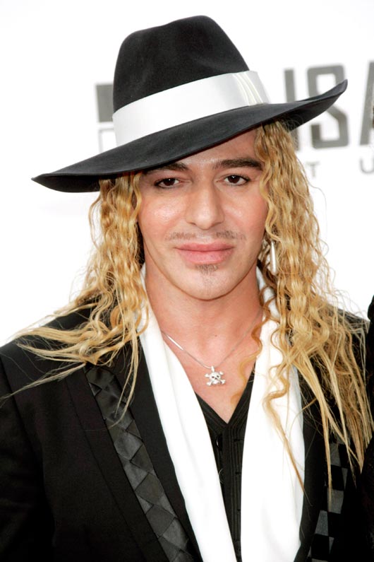 John Galliano (photo courtesy | ©ImageCollect.com/Alec Michael-Globe)