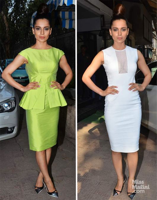 2 Dresses, 1 Day: Which do you Prefer on Kangana Ranaut?
