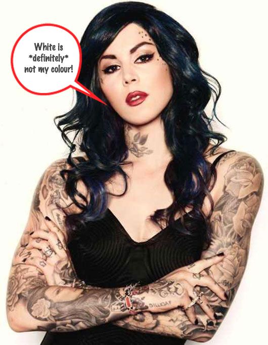 Celebrity Tattoo Artist Kat Von D Gets a Falguni &#038; Shane Wedding Gown
