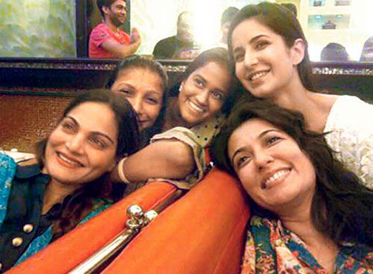 Katrina Kaif, Mini Mathur, Salman's sisters
