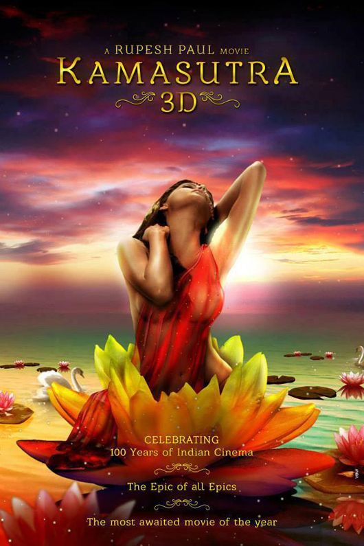 Revealed: Sherlyn Chopra Topless Kama Sutra 3D Poster