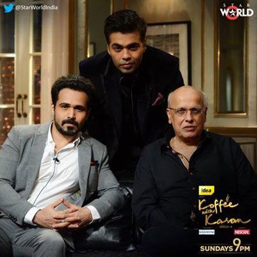 Karan Johar, Emraan Hashmi, Mahesh Bhatt