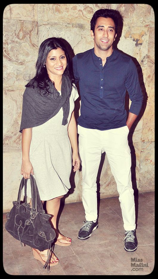 Konkona Sensharma and Rahul Khanna at a screening of Bombay Talkies on April 29, 2013 (Photo courtesy | Yogen Shah)