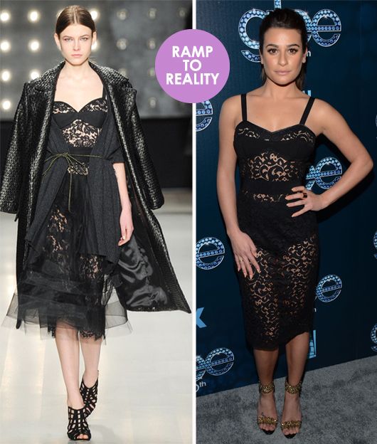 Ramp to Reality: Lea Michele in Milly