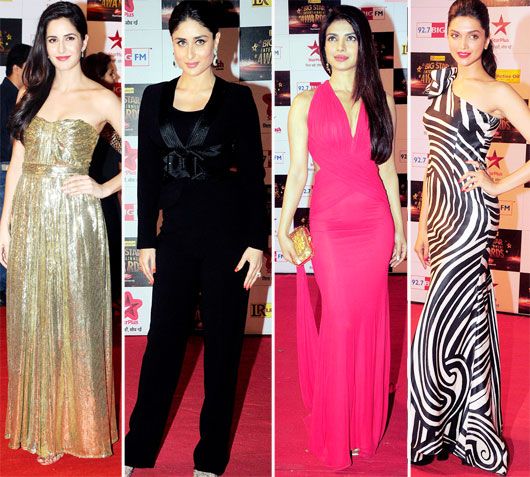 Katrina Kaif, Kareena Kapoor, Priyanka Chopra, Deepika Padukone