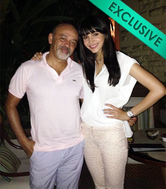 Exclusive Photo: Anushka Sharma Meets Christian Louboutin!
