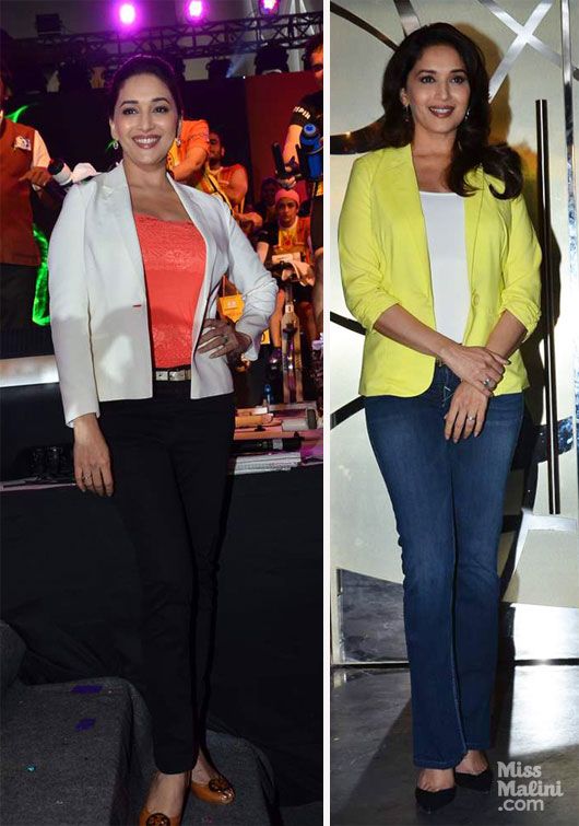 Madhuri Dixit: 2 Days, 2 Similar Looks – Which One Do You Like Better?