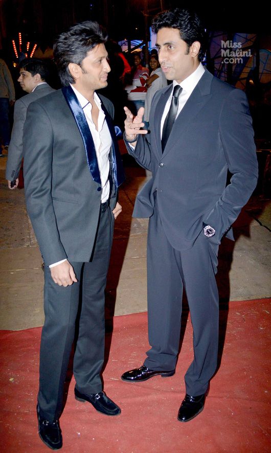 Riteish Deshmukh and Abhishek Bachchan