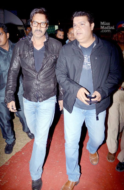 Ajay Devgn and Sajid Khan