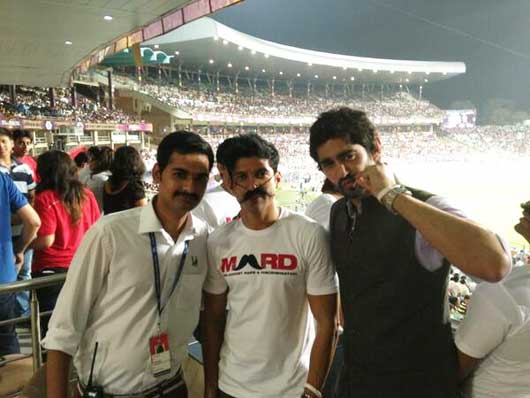 Ankit Baldi of Pepsi with Farhan and Gaurav