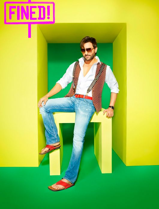 Fined! Saif Ali Khan’s Mix-N-Unmatched Look for a Shoe Campaign