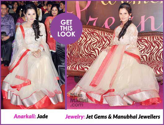 Get This Look: Sania Mirza&#8217;s Royal Anarkali Style