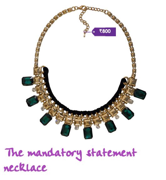 The mandatory statement necklace