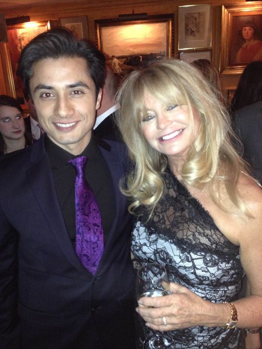 Ali Zafar with Goldie Hawn