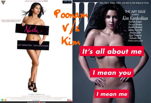 Poonam Pandey v/s Kim Kardashian