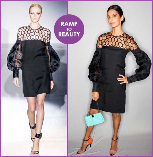 Ramp To Reality: Poorna Jagannathan in a Gucci LBD