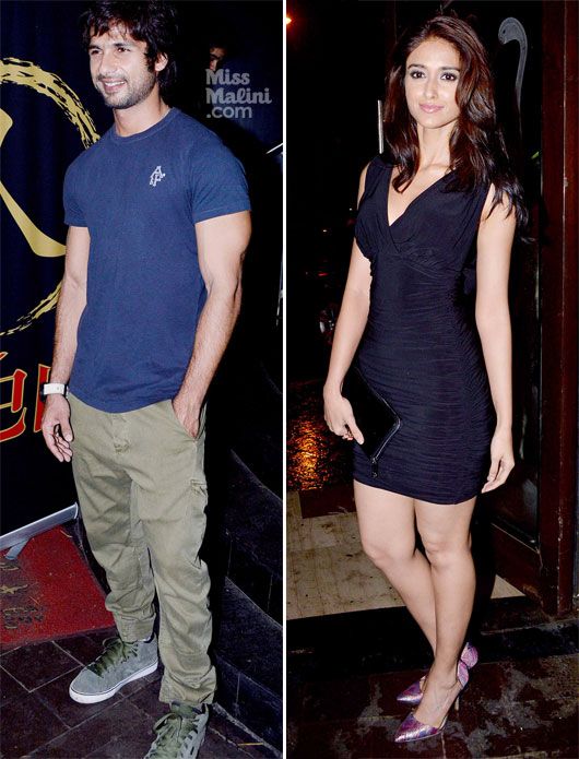 Spotted: Shahid &#038; Ileana at the ‘Phata Poster’ Bash
