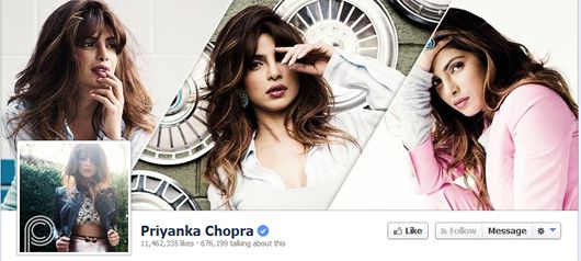 Priyanka's official Facebook page