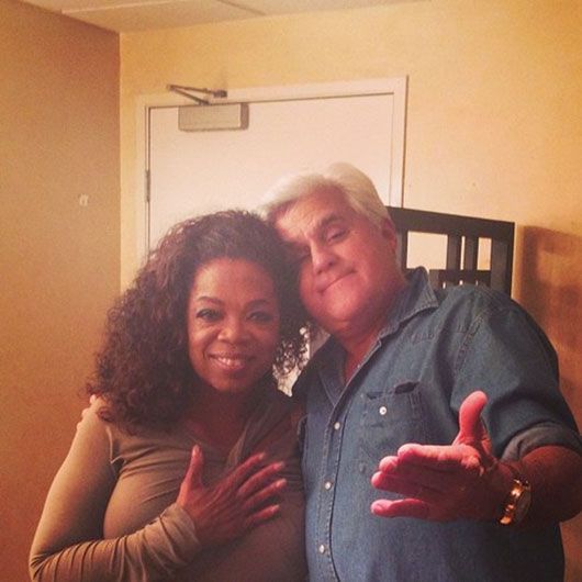 Oprah and Jay Leno (Instagram)