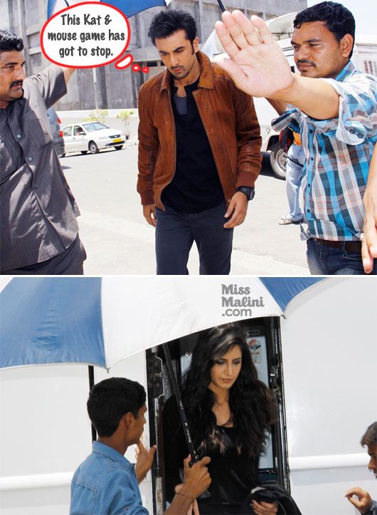 Photos: Ranbir Kapoor &#038; Katrina Kaif&#8217;s Vanity Van Tales!