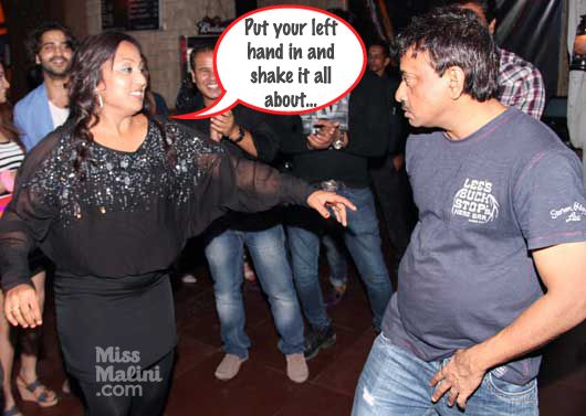 Can You Guess What Songs Ram Gopal Varma is Dancing to?