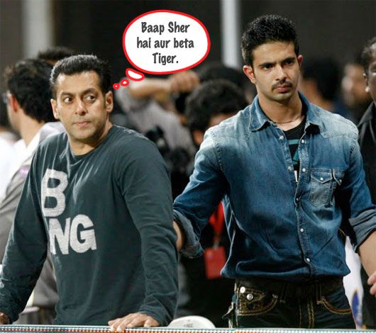 Salman Khan and Tiger (photo courtesy | salmankhanclub.com)