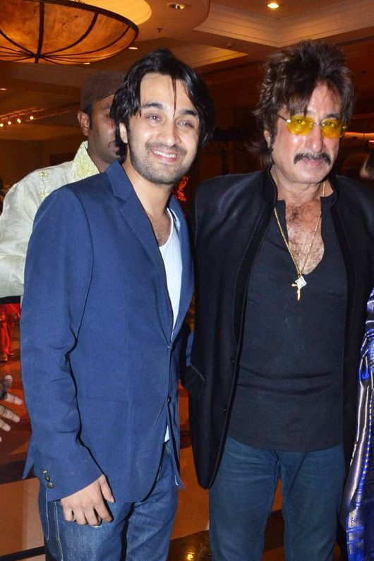 Siddhanth with Shakti Kapoor (Pic: Rediff.com)