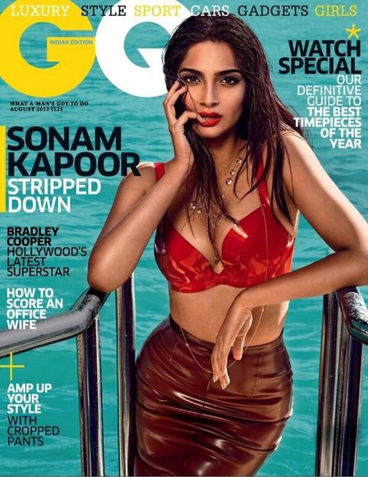Sonam Kapoor on the cover of GQ
