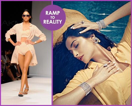 Ramp To Reality: Sonam Kapoor in Nishka Lulla’s Resort Bikini