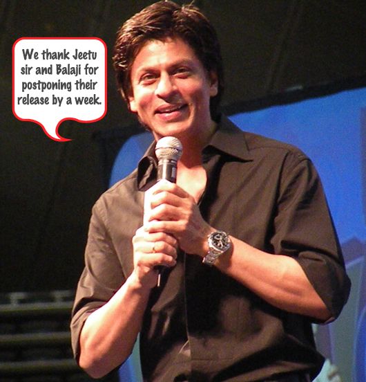 Shah Rukh Khan, Ekta Kapoor Avoid Box-Office Face Off