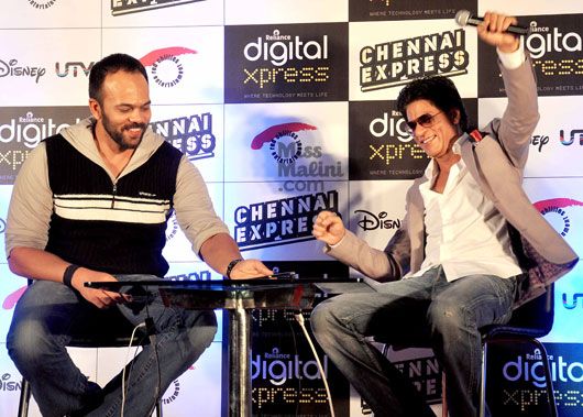 Rohit Shetty and Shah Rukh Khan