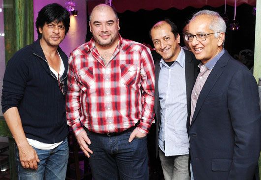 Shahrukh Khan, Diego Palladino, Sam Malde and Jay Mehta